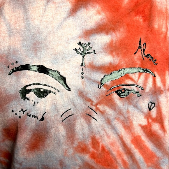Tie dye painted xxxtentacion shirt - Picture 3 of 4